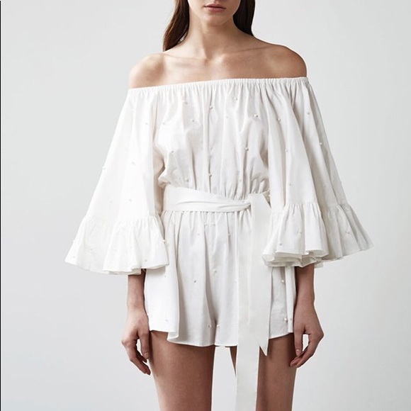 C/MEO Collective Pants - 🌟C/MEO White Pearl Fashion Romper🌟
